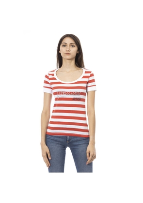 Trussardi Action Multicolor Cotton Tops & T-Shirt - S