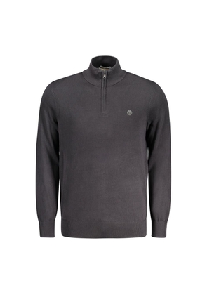 Black Cotton Men Sweater - XL