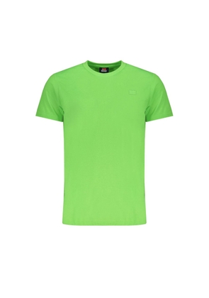 Green Cotton T-Shirt - M