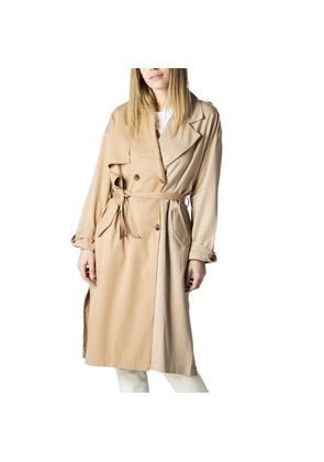 Beige Polyester Jackets & Coat - L