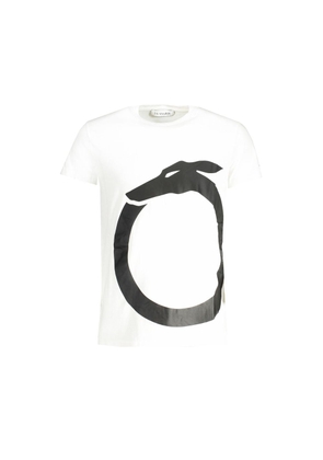 White Cotton T-Shirt - S
