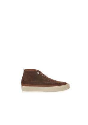 Elegant Suede Sneakers in Rich Brown - EU40/US7