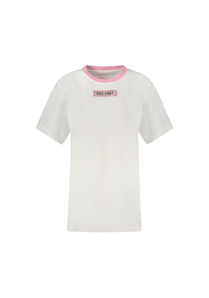 White Cotton Women Top - XS