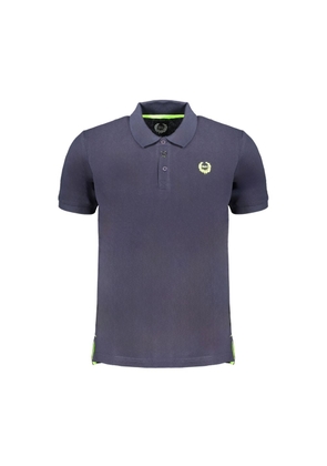 Gianmarco Venturi Blue Cotton Polo Shirt - M