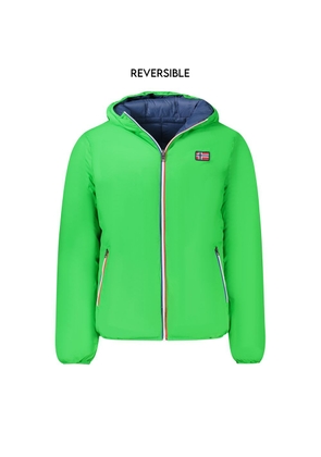 Green Polyamide Men Jacket - M