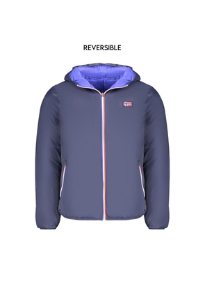 Blue Polyamide Men Jacket - M