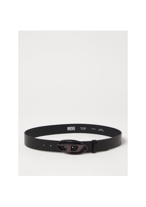 Diesel Black Leather Regular Belt - 90 cm / 36 Inches