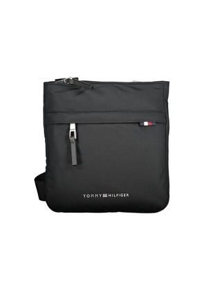 Black Polyester Shoulder Bag