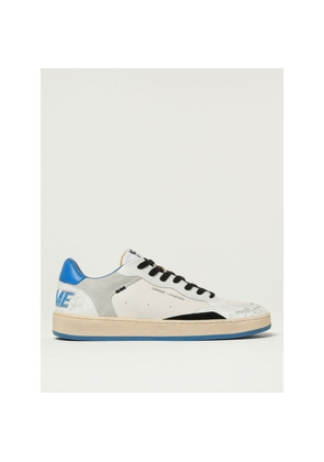 Crime London White Leather Low Top Sneakers - EU43/US10