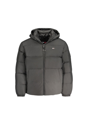 Black Polyester Men Jacket - XL