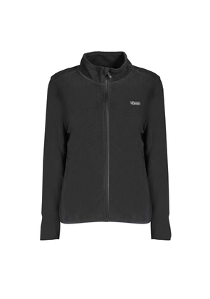 Black Polyester Sweater - L