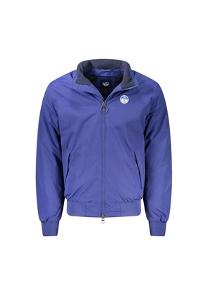 Blue Polyamide Men Jacket - M