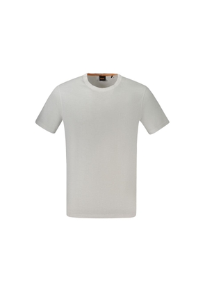 White Cotton T-Shirt - M