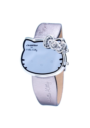 Silver Leather Watch