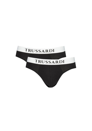 Trussardi Black Cotton Underwear - XL