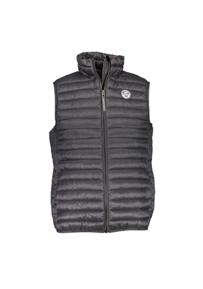 Black Polyamide Men Jacket - L