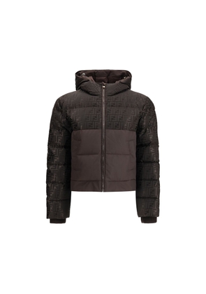 Fendi Brown Cotton Shell Jacket - L