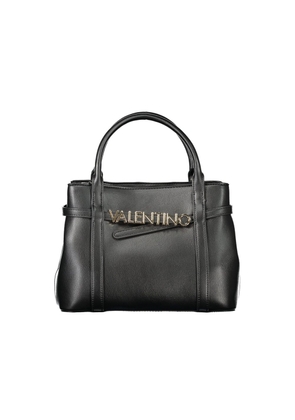 Black Polyethylene Women Handbag