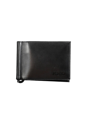 Black Leather Men Wallet