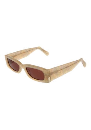 Cream Unisex Sunglasses
