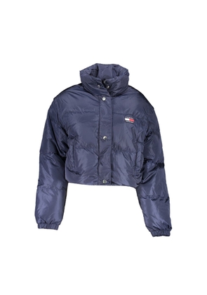 Blue Polyamide Jackets & Coat - XL