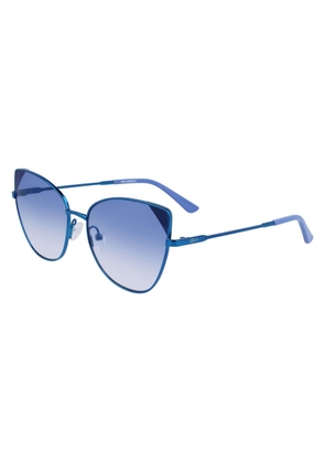 Blue Metal Sunglasses