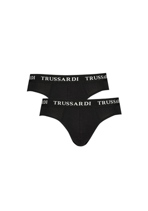 Trussardi Black Cotton Underwear - M
