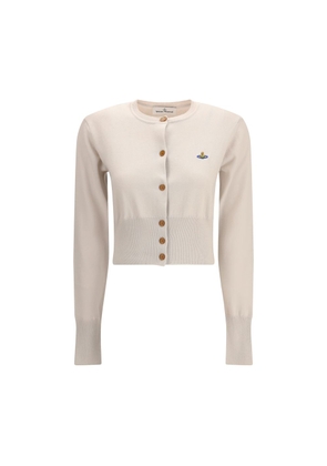 Vivienne Westwood White Cotton Cardigan - M