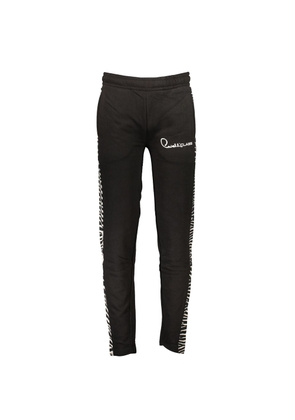 Cavalli Class Black Cotton Pant - S