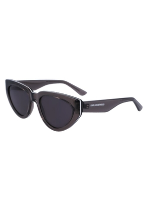 Karl Lagerfeld Gray Injected Sunglasses