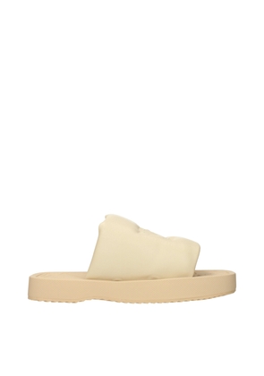 Burberry Beige Leather Slippers - EU38/US8
