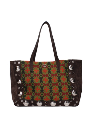 Valentino Garavani Brown Leather Shoulder Bags