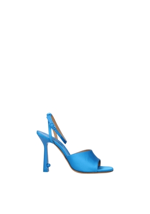 Blue Satin Sandal - EU36/US6