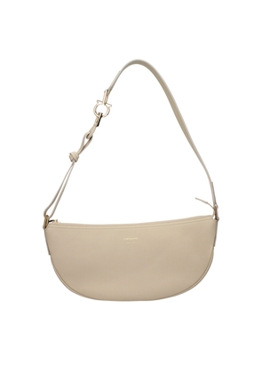 Salvatore Ferragamo Gray Leather Shoulder Bag