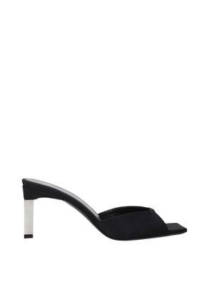 Black Satin Sandal - EU36/US6