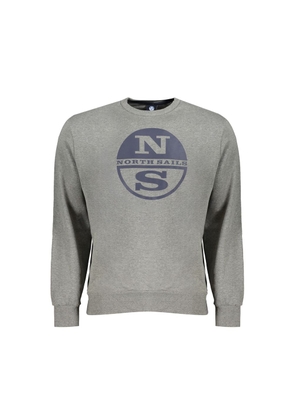 Brown Cotton Men Sweater - S