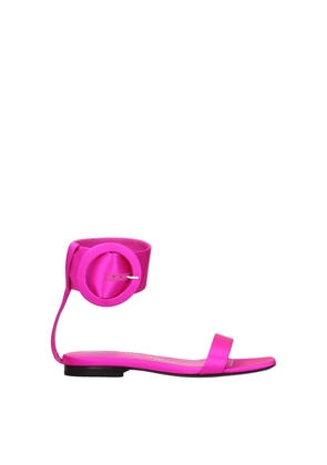 Pink Satin Sandal - EU36/US6
