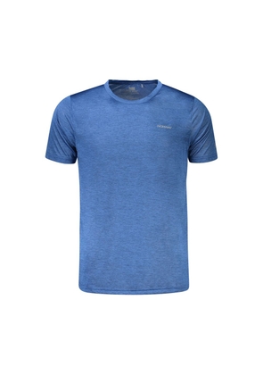 Blue Polyester T-Shirt - S
