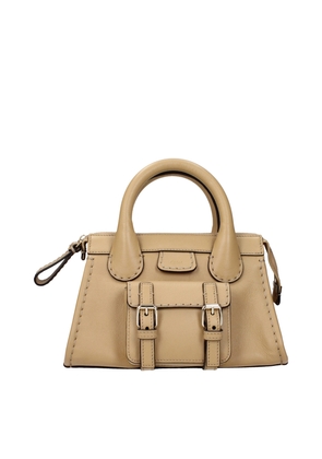 Chloé Beige Leather Handbags