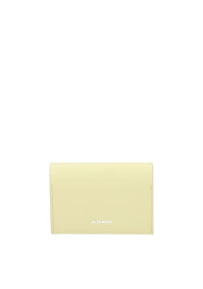 Yellow Leather Cardholder