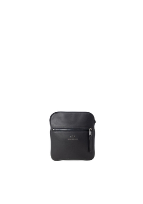 Armani Exchange Black Polyester Messenger Bag
