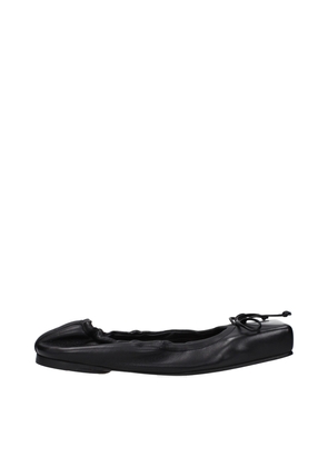 Black Leather Ballet Flat - EU36/US6