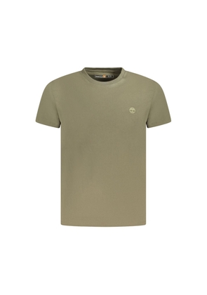 Green Cotton Men Shirt - S