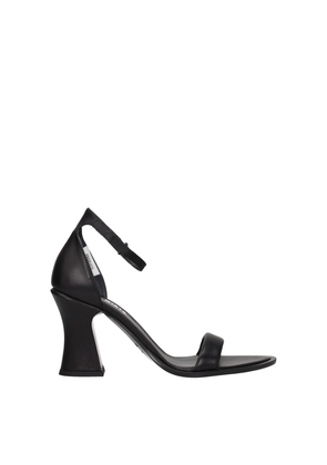 Black Leather Sandal - EU40/US10