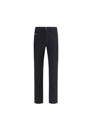 Diesel Black Cotton Slim Fit Jeans - W32