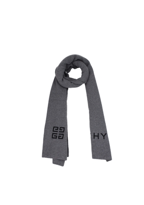 Gray Wool Scarf