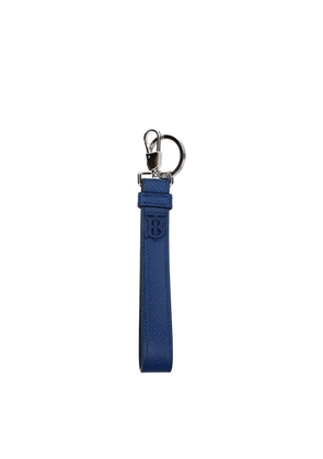 Blue Leather Keychains