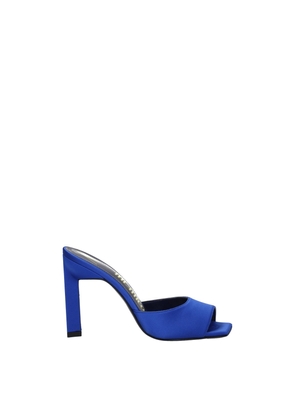 Blue Satin Sandal - EU36/US6