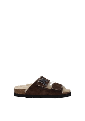 Brown Leather Slipper - EU40/US10
