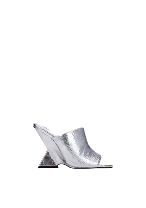 Gray Leather Sandal - EU36/US6